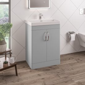 Eastbrook Cavone 80cm Door Base Unit Matt Grey   36.0053