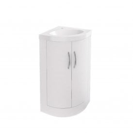 Eastbrook Cavone Corner Unit High Gloss White   36.4019
