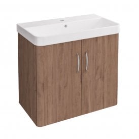 Eastbrook Cavone II 600mm Wall Hung Door Unit Medium Oak   37.2052