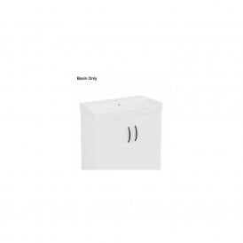 Eastbrook Cavone II Ceramic Basin 355mm x 605mm White   37.1015