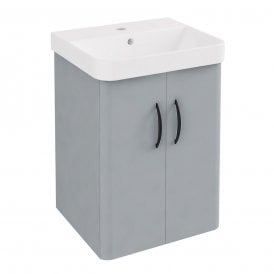 Eastbrook Cavone II Wall Hung Door Cabinet 350mm x 400mm Grey   37.1022