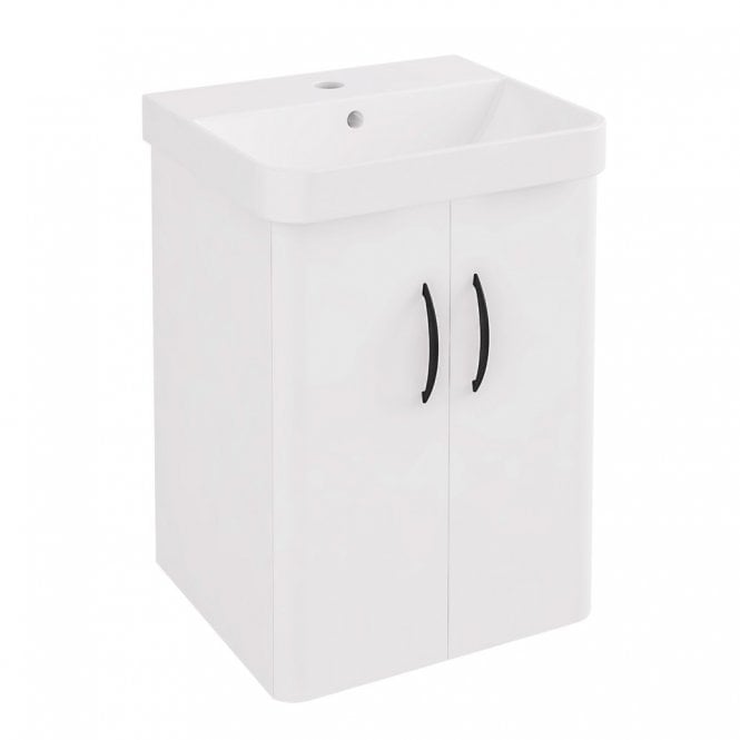 Eastbrook  Cavone II Wall Hung Door Cabinet 350mm x 400mm White   37.1021