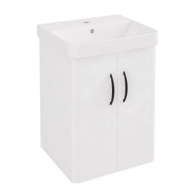 Eastbrook Cavone II Wall Hung Door Cabinet 350mm x 400mm White   37.1021