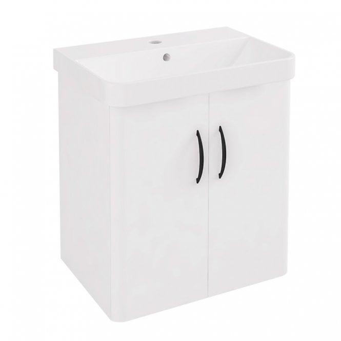 Eastbrook  Cavone II Wall Hung Door Cabinet 350mm x 500mm White   37.1023