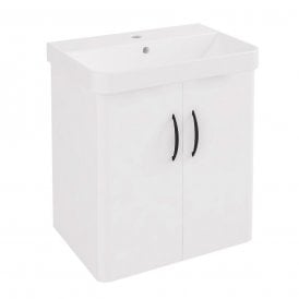 Eastbrook Cavone II Wall Hung Door Cabinet 350mm x 500mm White   37.1023