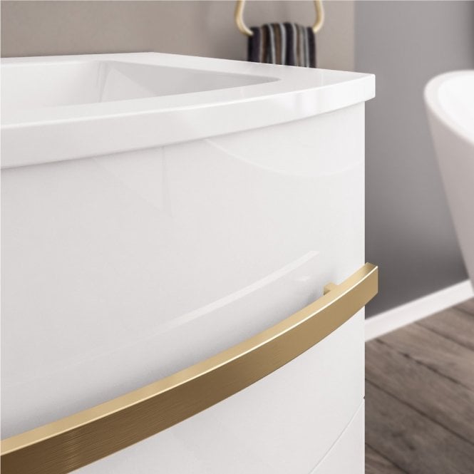 Eastbrook  Centa Curved Brushed Brass Handle   37.1041