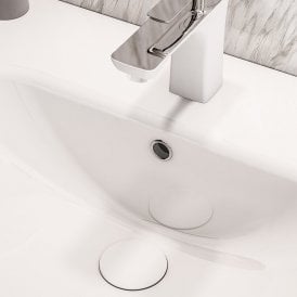 Eastbrook Ceramic Top Basin Waste White   45.0000