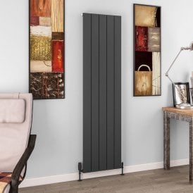 Eastbrook Charlton 1800mm x 470mm Aluminium Radiator Matt Anthracite   89.0133