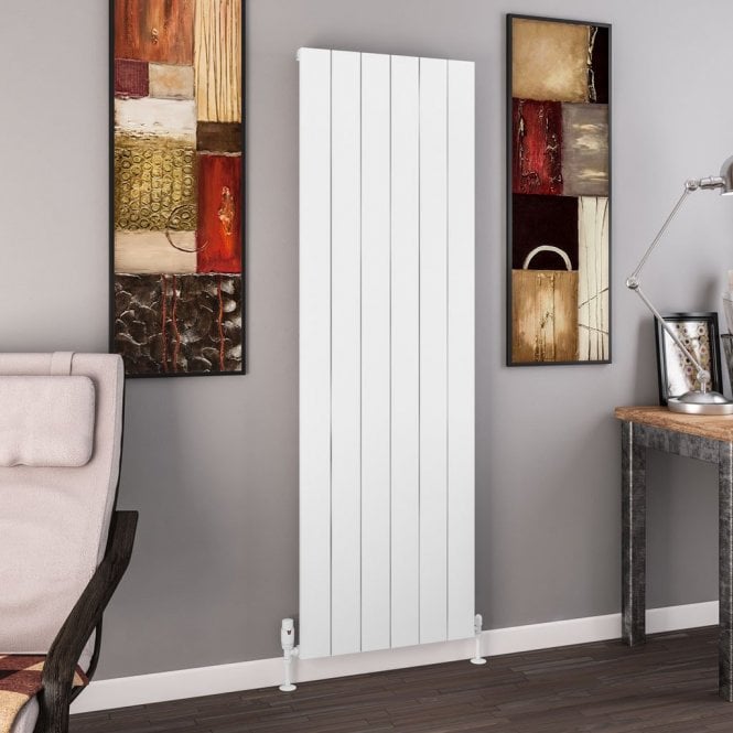 Eastbrook  Charlton 1800mm x 565mm Aluminium Radiator Matt White   89.0759