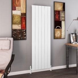 Eastbrook Charlton 1800mm x 565mm Aluminium Radiator Matt White   89.0759