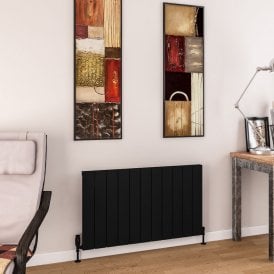 Eastbrook Charlton 600mm x 1040mm Aluminium Radiator Matt Black   89.0756