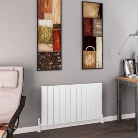 Eastbrook Charlton 600mm x 1040mm Aluminium Radiator Matt White   89.0746
