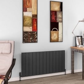 Eastbrook Charlton 600mm x 1230mm Aluminium Radiator Matt Anthracite   89.0752