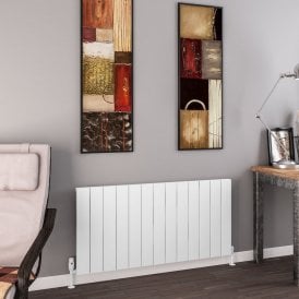 Eastbrook Charlton 600mm x 1230mm Aluminium Radiator Matt White   89.0747