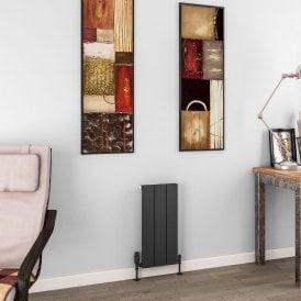 Eastbrook Charlton 600mm x 280mm Aluminium Radiator Matt Anthracite   89.0760
