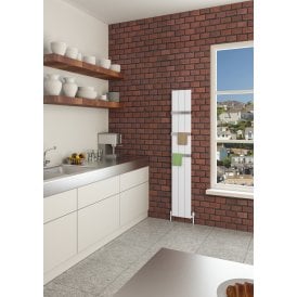Eastbrook Charlton 600mm x 280mm Aluminium Radiator Matt White   89.0758