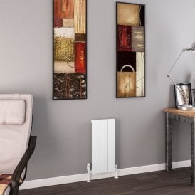 Eastbrook Charlton 600mm x 280mm Aluminium Radiator Matt White   89.0758