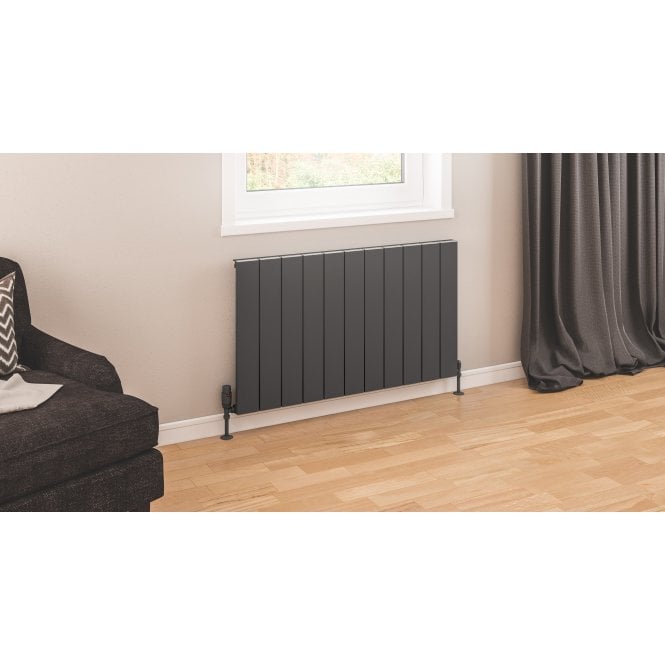 Eastbrook  Charlton 600mm x 470mm Aluminium Radiator Matt Anthracite   89.0748