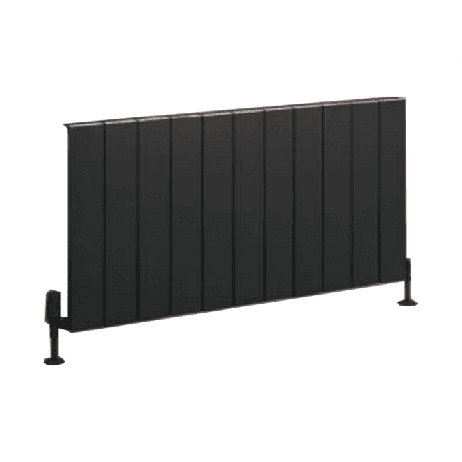 Eastbrook  Charlton 600mm x 470mm Aluminium Radiator Matt Black   89.0753