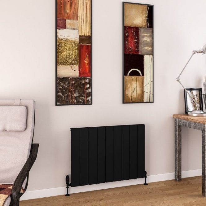 Eastbrook  Charlton 600mm x 850mm Aluminium Radiator Matt Black   89.0755