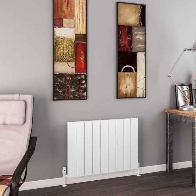 Eastbrook  Charlton 600mm x 850mm Aluminium Radiator Matt White   89.0745