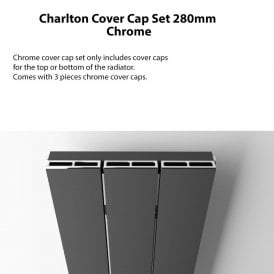 Eastbrook Charlton Cover Cap Set 280mm Chrome   89.0165