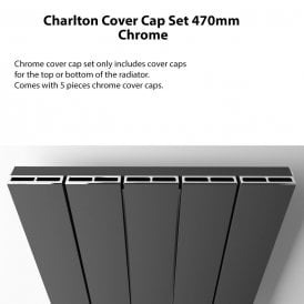 Eastbrook Charlton Cover Cap Set 470mm Chrome   89.0167