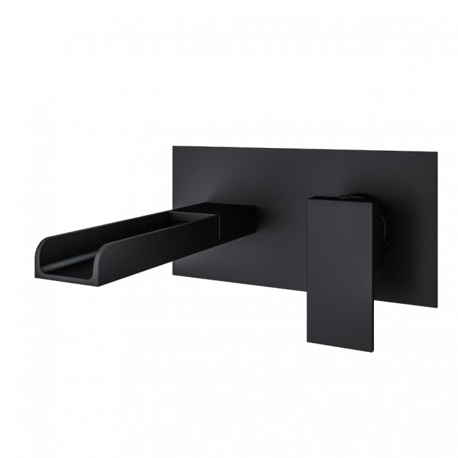 Eastbrook  Chetwode Wall Mounted Basin Mixer Black   79.1052