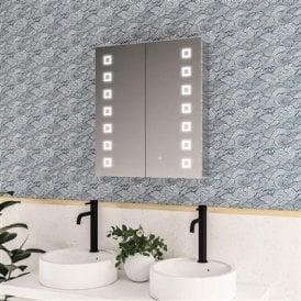 Eastbrook Chiana 800mm x 700mm 2 Door LED Mirror   40.1037