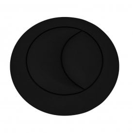 Eastbrook Cistern Flush Button Matt Black   26.1001