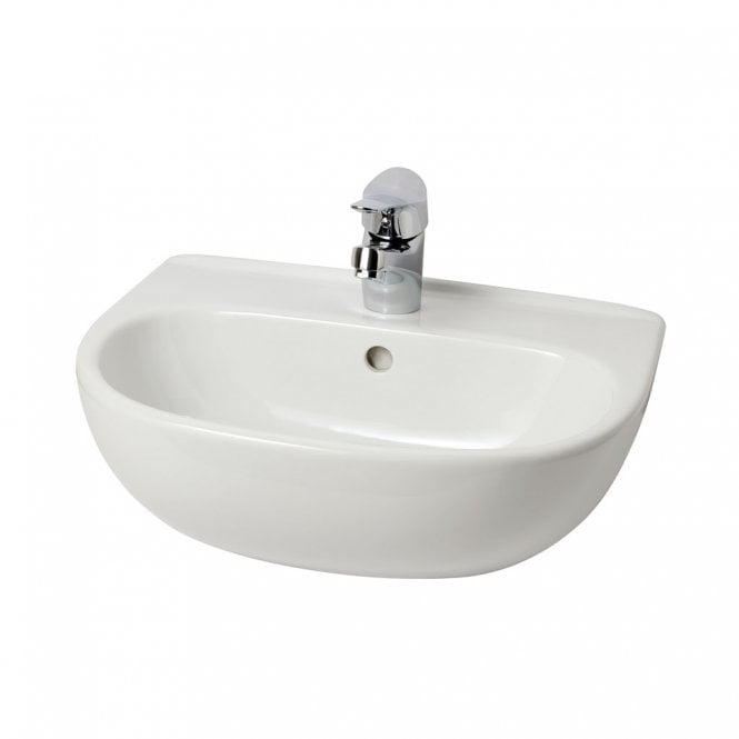 Eastbrook  Cloakroom Basin 457mm x 358mm 1 Tap Hole White   56.0051