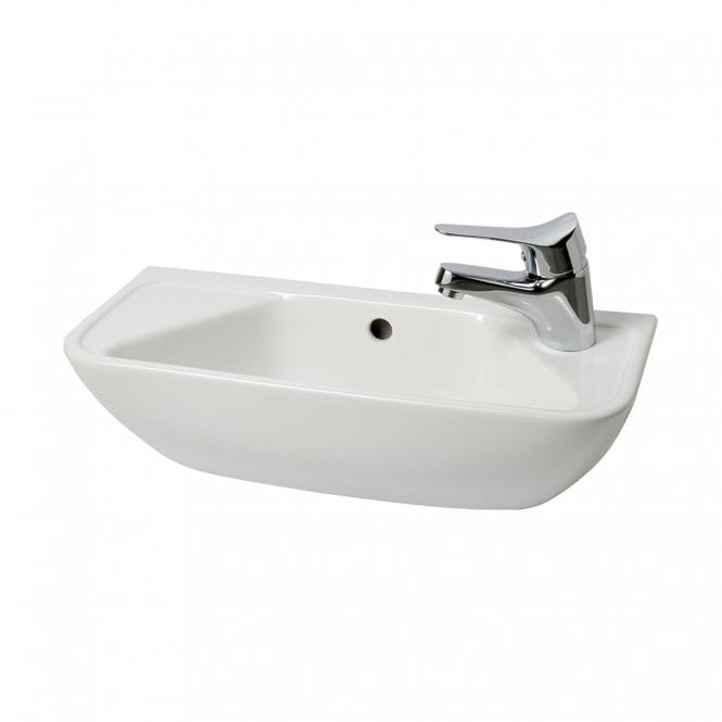 Eastbrook  Cloakroom Basin 509mm x 240mm 1 Tap Hole White   56.0053