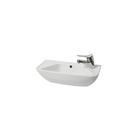 Eastbrook Cloakroom Basin 509mm x 240mm 2 Tap Hole White   56.0054