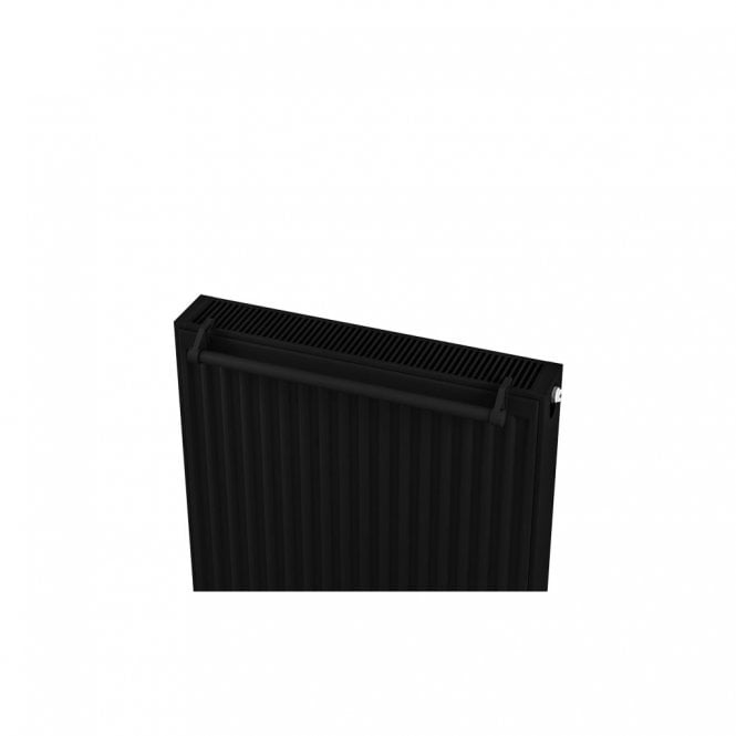 Eastbrook  Compact Panel Radiator Towel Hanger 490mm Matt Black   25.5142