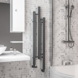 Eastbrook Conwy 1200mm x 260mm Radiator Matt Anthracite   41.0712