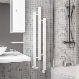 Eastbrook Conwy 1200mm x 260mm Radiator Matt White   41.0711