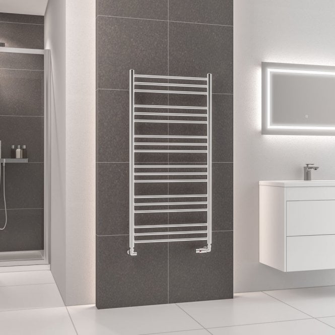 Eastbrook  Corinium Round 1200mm x 600mm Towel Rail Chrome   89.1569