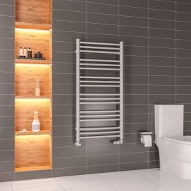 Eastbrook Corinium Round 1200mm x 600mm Towel Rail Matt Grey   89.1551