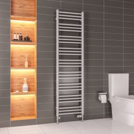 Eastbrook Corinium Round 1800mm x 500mm Towel Rail Matt Grey   89.1552
