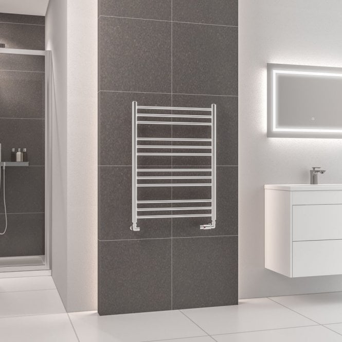 Eastbrook  Corinium Round 800mm x 600mm Towel Rail Chrome   89.1567