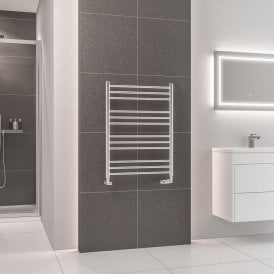 Eastbrook Corinium Round 800mm x 600mm Towel Rail Chrome   89.1567