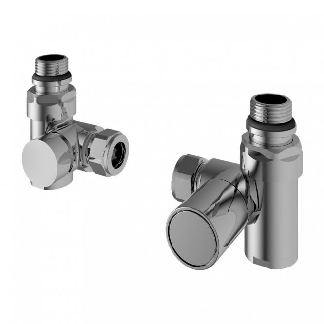 Eastbrook  Corner Manual Dual Fuel Radiator Valves (pair)   12.062