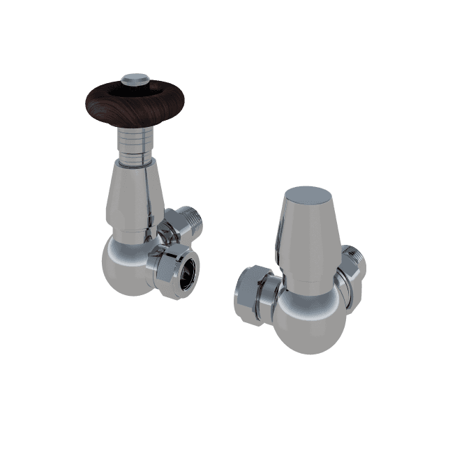 Eastbrook  Corner Traditional TRV & Lockshield 15mm Chrome   54.0010