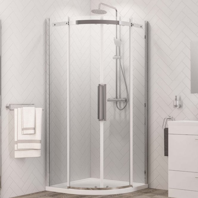 Eastbrook  Corniche 1000mm x 1000mm x 2000mm Quadrant Chrome   49.3203