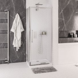 Eastbrook Corniche 2000 8mm 760mm Infold Door Chrome   49.7023