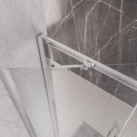 Eastbrook Corniche 2000 8mm 800mm Infold Door Chrome   49.7024