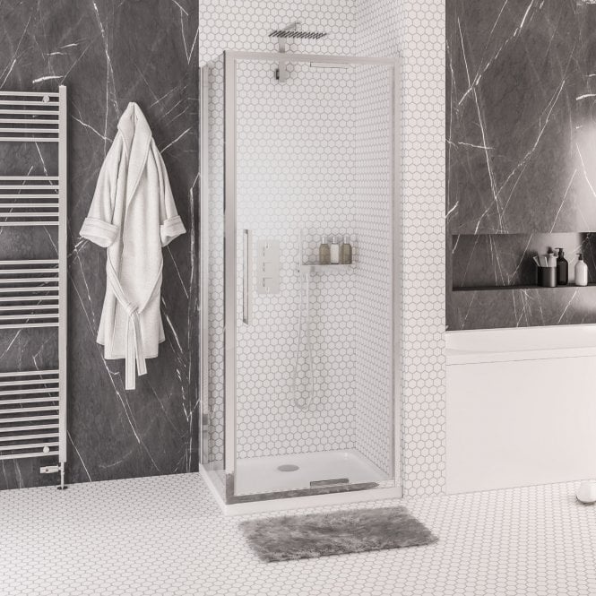 Eastbrook  Corniche 2000 8mm 900mm Infold Door Chrome   49.7025
