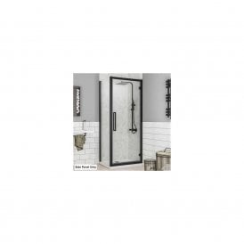 Eastbrook Corniche 8mm Side Panel 2000mm x 700mm Matt Black   49.3123