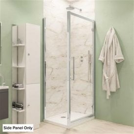 Eastbrook Corniche 8mm Side Panel 2000mm x 760mm Chrome   49.3118