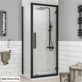 Eastbrook Corniche 8mm Side Panel 2000mm x 900mm Matt Black   49.3126